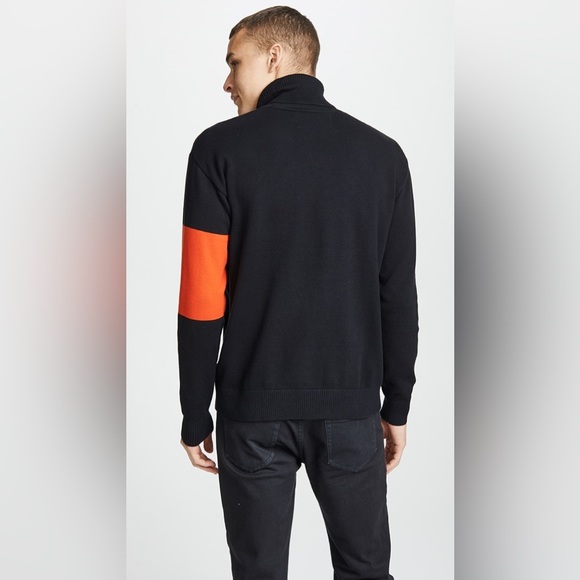 Calvin Klein Jeans Black and Red Crewneck Sweater - Picture 3 of 5